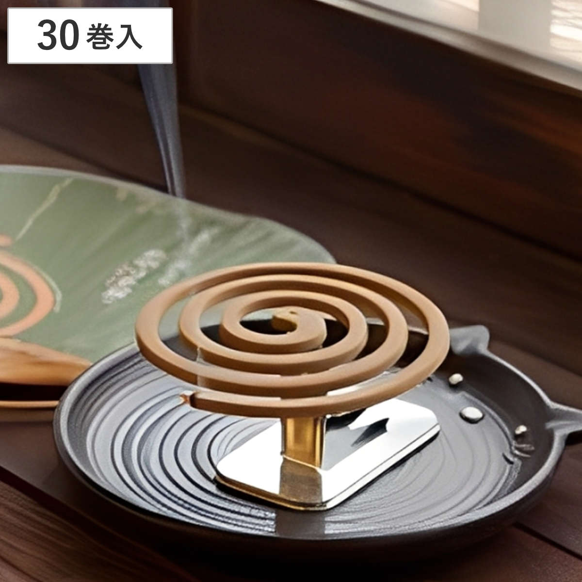 夕顔 天然 蚊とり線香 缶入 （ 蚊取り線香 虫よけ 虫除け 除虫菊 天然成分 安心 安全 ）