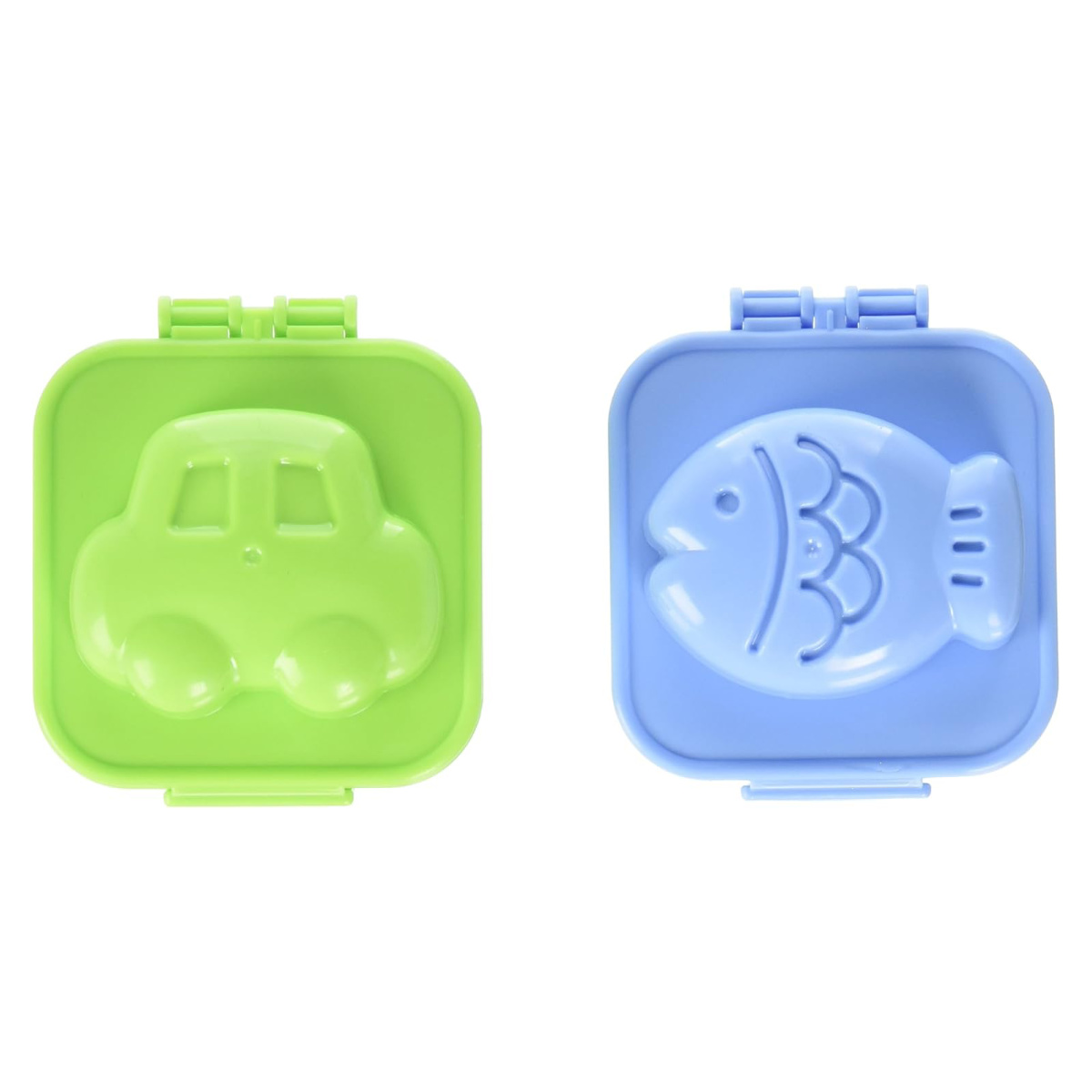 ゆでたまご型 サカナ&クルマ ゆでたまごっこ ※色は選べません ( キャラ弁 お弁当グッズ ゆで卵 ゆで玉子 魚 車 型 日本製 簡単キャラ弁 子供 ゆで卵作り パーティー 調理器具 卵料理 簡単 ダイエット タンパク質 )