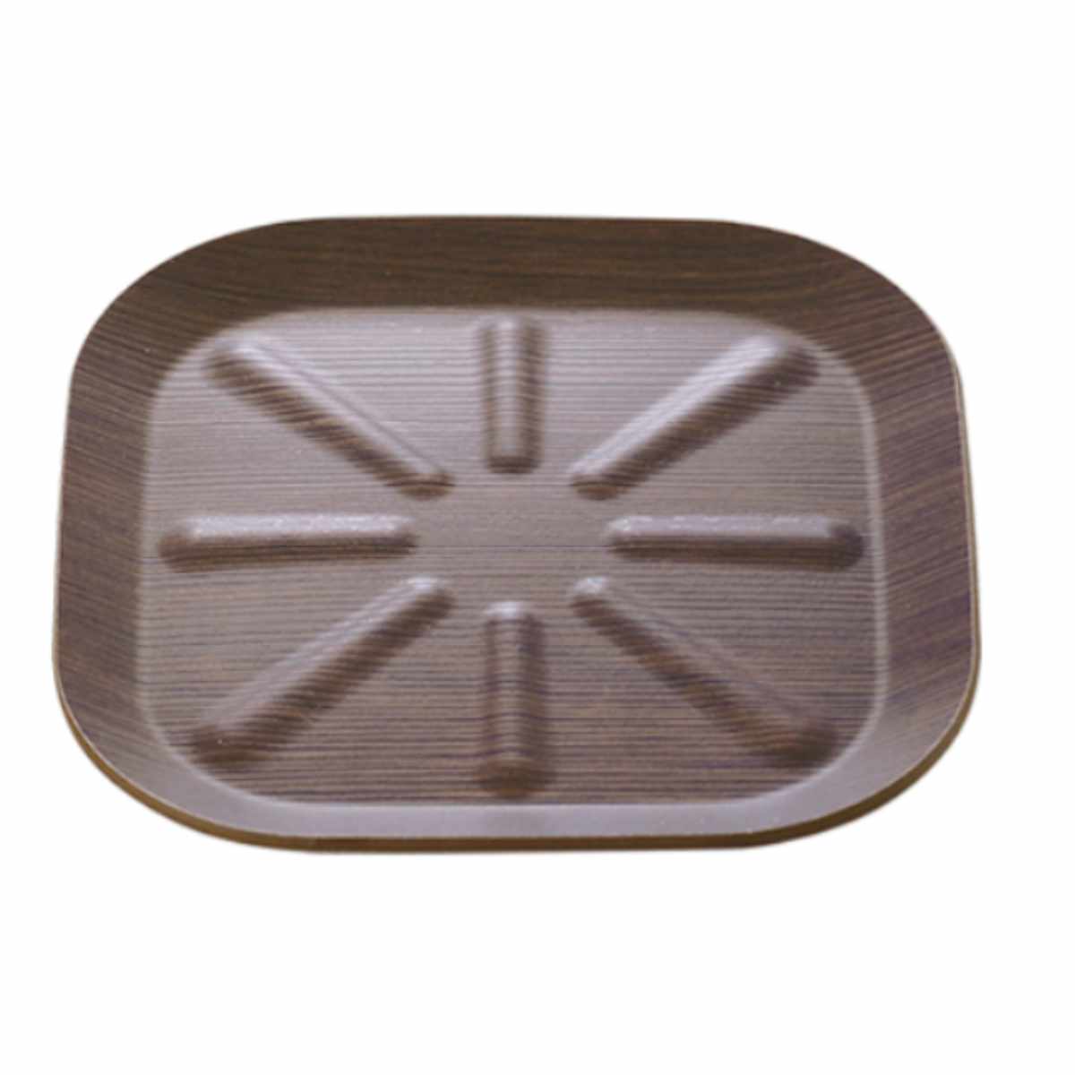 コースター ラミネウェア ( 日本製 滑り止め加工 紙 樹脂 角型 環境にやさしい 茶托 茶たく スクエア おしゃれ シンプル ナチュラル 木目調 エコ テーブルウェア キッチン雑貨 キッチン用品 お茶用品 ) 【白木目】 白木目