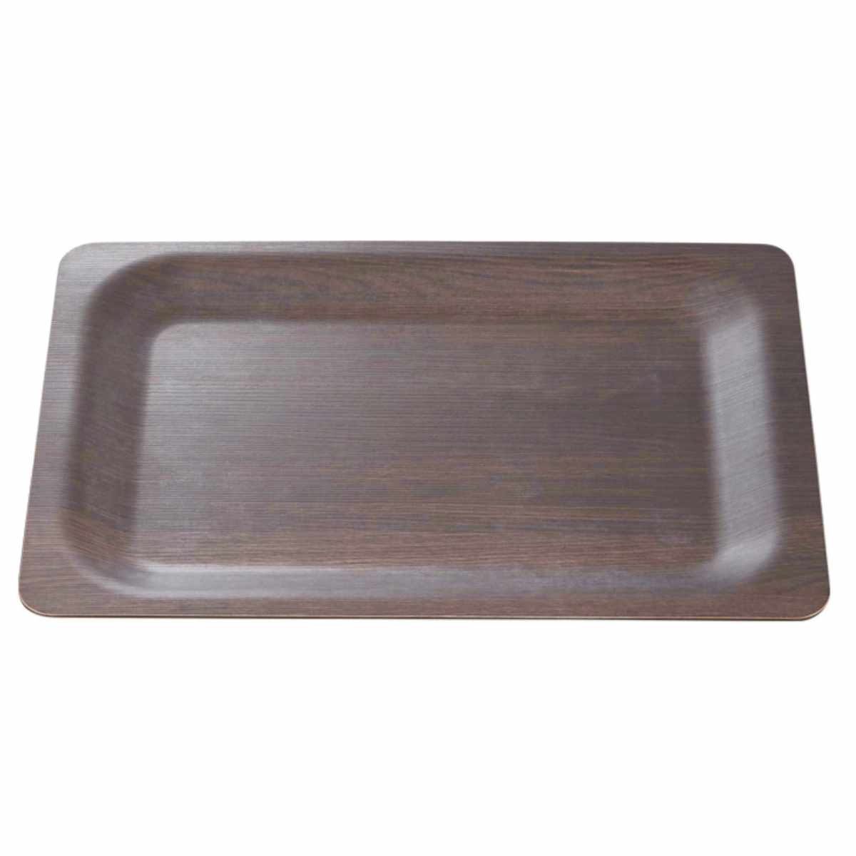 トレー 35cm 長角 NOSトレー ラミネウェア ( 日本製 滑り止め加工 紙 樹脂 角型 環境にやさしい トレイ お盆 おぼん 長方形 おしゃれ シンプル ナチュラル すべり止め 木目調 エコ テーブルウェア キッチン雑貨 キッチン用品 ) 【ライトオーク】 ライトオーク