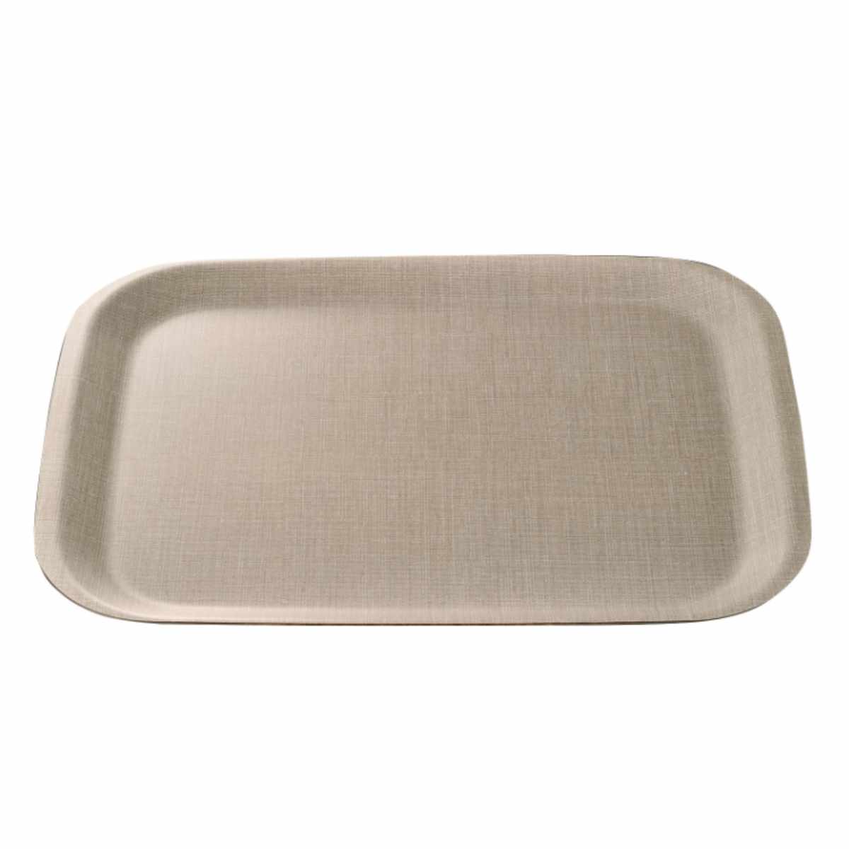 トレー 44cm 長角 NOSトレー ラミネウェア ( 日本製 滑り止め加工 紙 樹脂 角型 環境にやさしい トレイ お盆 おぼん 長方形 おしゃれ シンプル ナチュラル すべり止め 木目調 エコ テーブルウェア キッチン雑貨 キッチン用品 ) 【ストーングレー】 ストーングレー