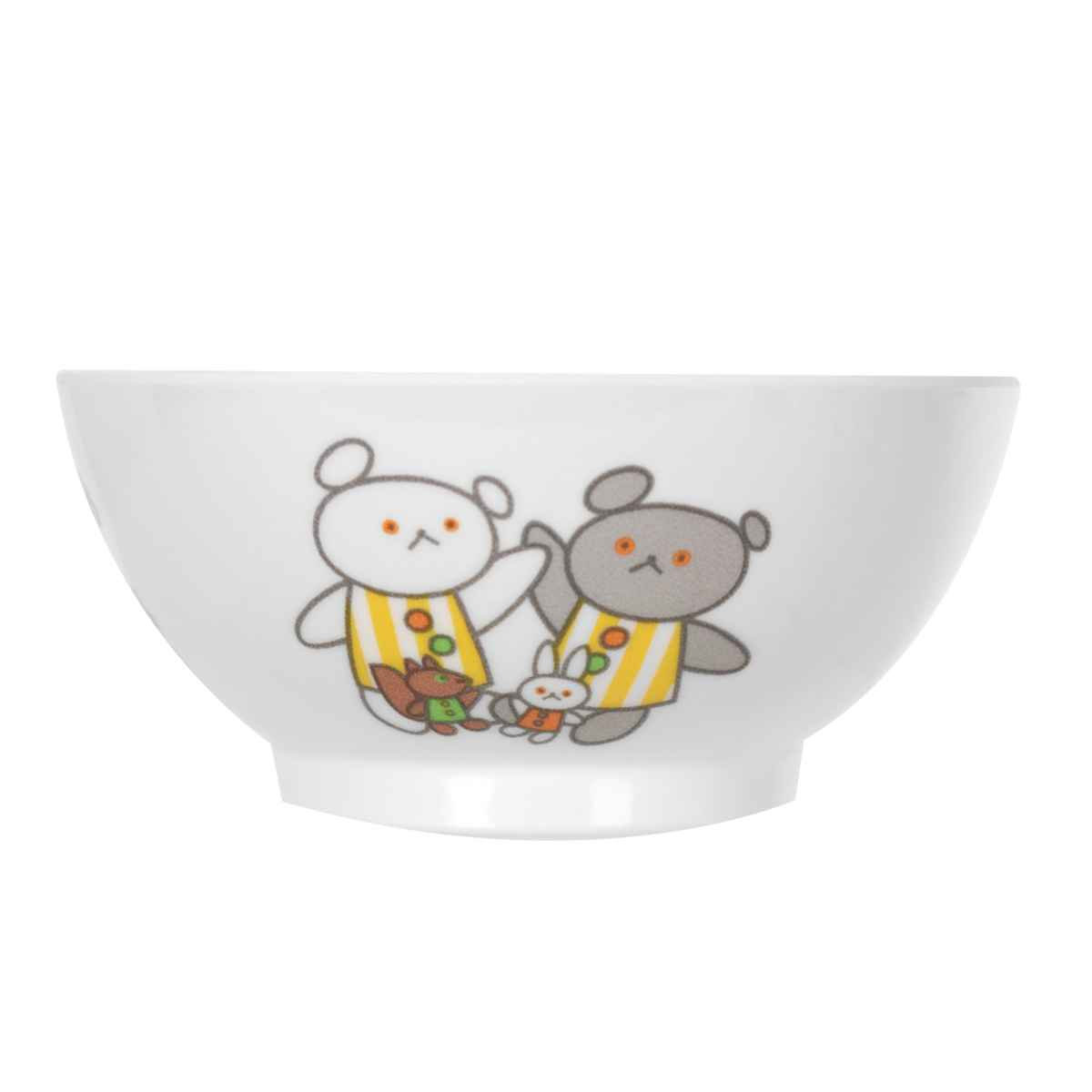 ランチプレート ランチプレートセット こぐまちゃん ( 食洗機対応 メラミン 子ども 子供 キッズ プレート 皿 お皿 フォーク スプーン コップ 茶碗 飯椀 キャラクター かわいい カトラリー おしゃれ )