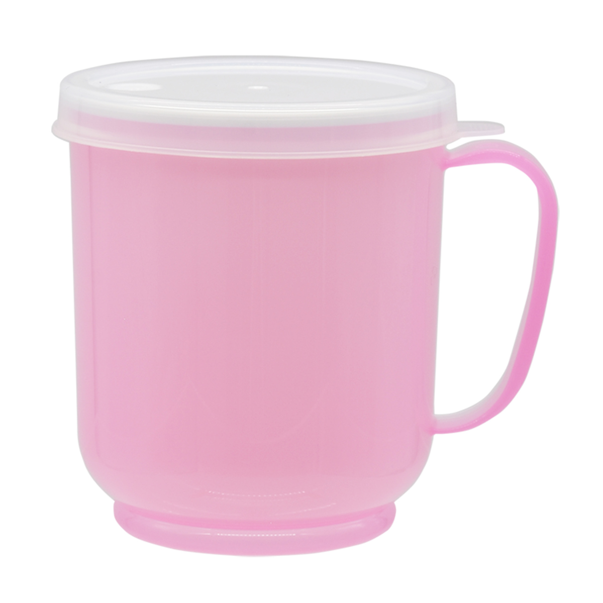 コップ フタ付 クリーミーコップ 持ち手付き 300ml 日本製 ( 軽量 プラスチック製 ふた付き 握りやすい お手入れ簡単 パステルカラー ストロー 介護 カップ 安心 ) 【ブルー】 ブルー