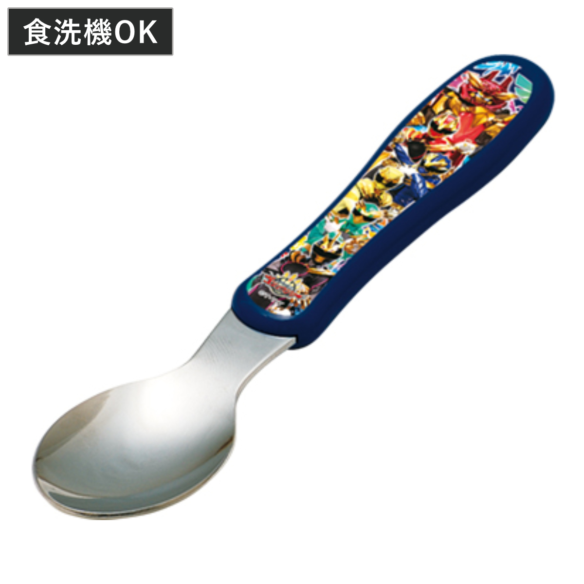 スプーン ナンバーワン戦隊ゴジュウジャー ジュニアスプーン （ 子ども キッズ 子供 食器 カトラリー キャラクター 日本製 かわいい 食洗機対応 子ども用スプーン 子ども用カトラリー お弁当用 給食 ）