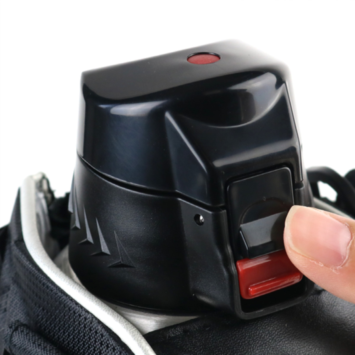 NEWフォルティ専用 キャップユニット 3個セット 水筒 蓋 パッキン付き ( パーツ キャップ 飲み口 ふた フタ 交換用 キッズ ブラック 交換 替え 買い替え スポーツ 部活 サッカー 野球 小学生 中学生 ) 【ブラック】 ブラック