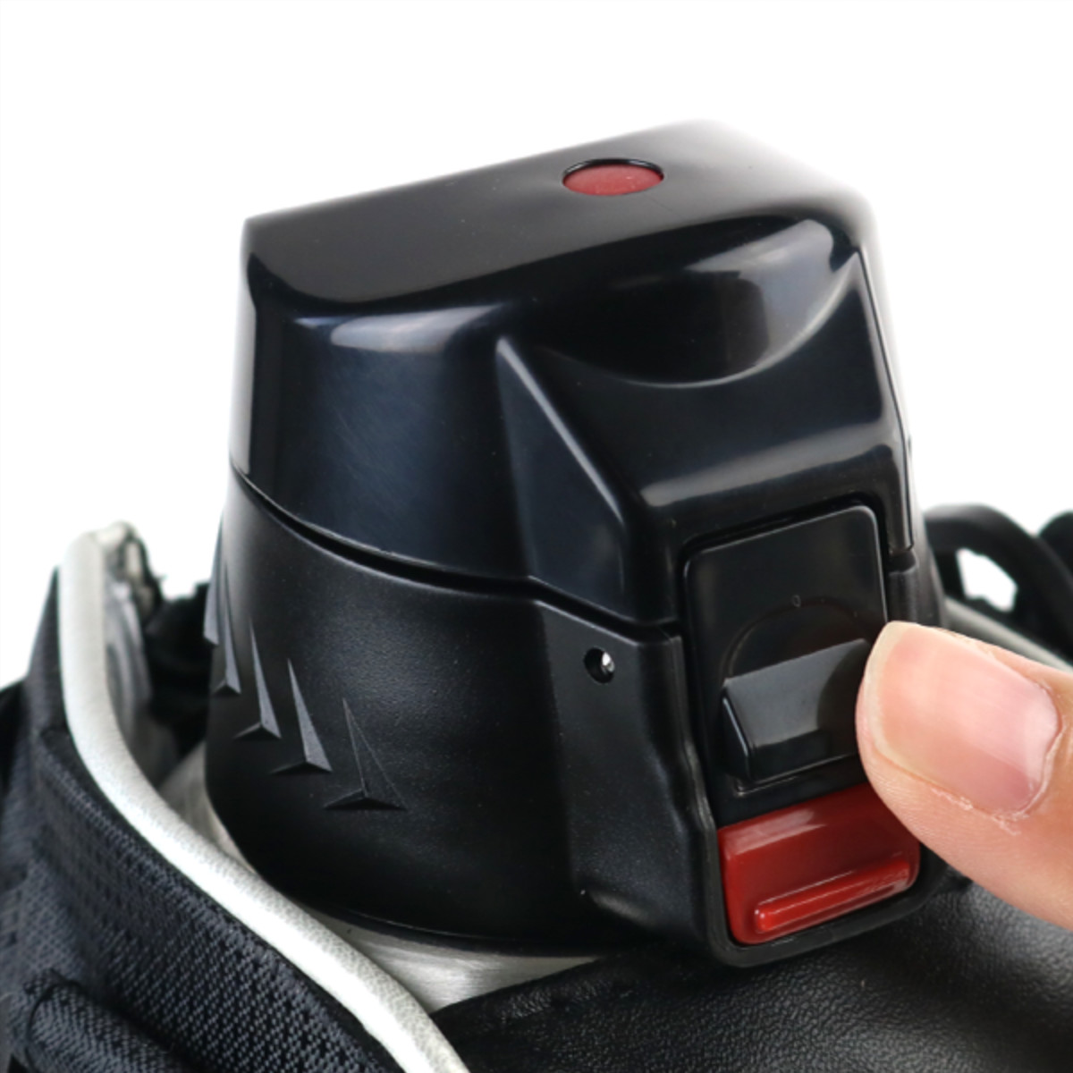 NEWフォルティ専用 キャップユニット 3個セット 水筒 蓋 パッキン付き ( パーツ キャップ 飲み口 ふた フタ 交換用 キッズ ブラック 交換 替え 買い替え スポーツ 部活 サッカー 野球 小学生 中学生 ) 【ブラック】 ブラック