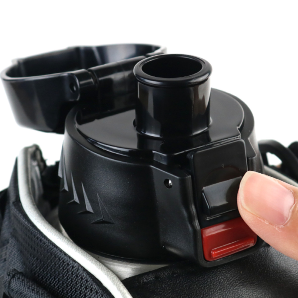 NEWフォルティ専用 キャップユニット 3個セット 水筒 蓋 パッキン付き ( パーツ キャップ 飲み口 ふた フタ 交換用 キッズ ブラック 交換 替え 買い替え スポーツ 部活 サッカー 野球 小学生 中学生 ) 【ブラック】 ブラック