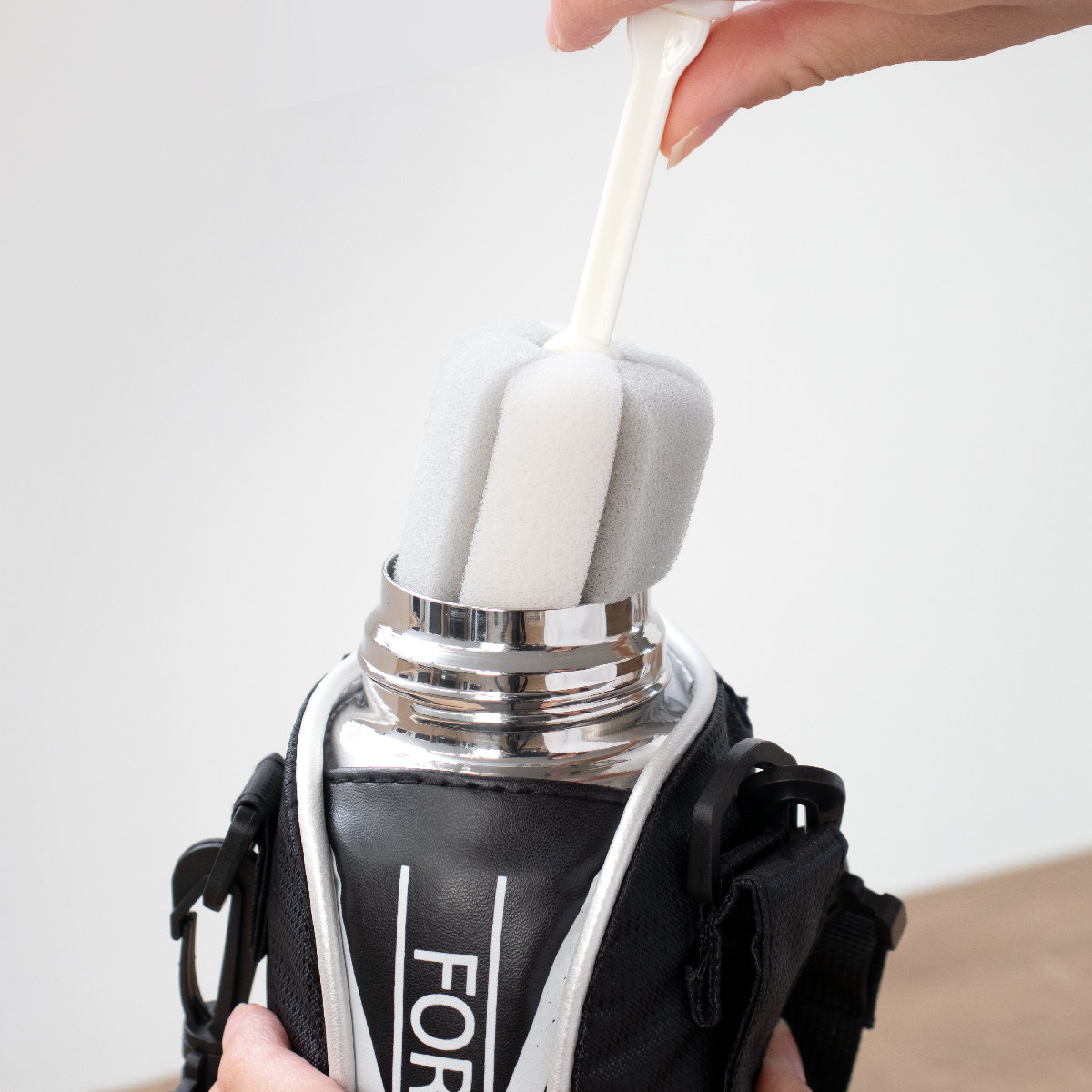 水筒 直飲み 1.5L カバー付 NEWフォルティ 保冷専用 ( ダイレクトボトル ステンレスボトル 保冷 すいとう ボトル スポーツボトル ステンレス製 カバー付き 子供 キッズ ) 【レッド】 レッド