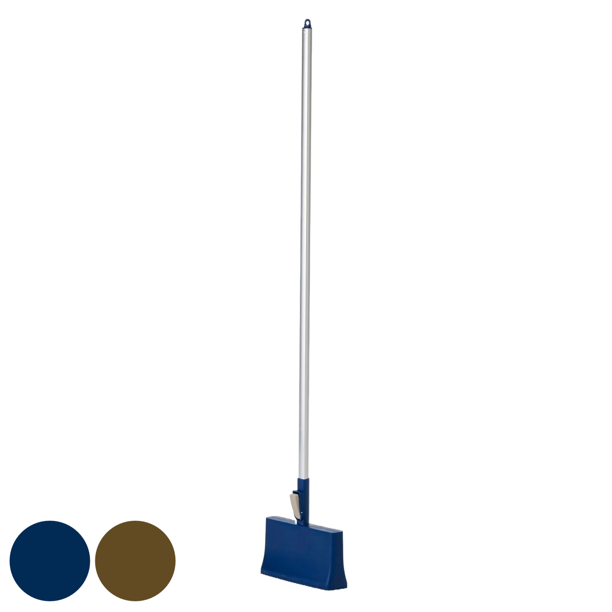 ほうき 掃除 フリースタンディングブルーム 長さ130cm （ 自立 ケース一体型 ホウキ 箒 カバー付き 玄関掃除 シンプル おしゃれ 掃き掃除 ケース付き 掃除グッズ 掃除用品 清掃用品 ） 【ネイビー】