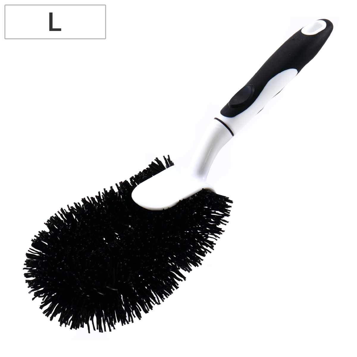 ハンドル付きたわし カビ 腐食に強い 浴室 床 キッチン 鍋 かため 大サイズ ( たわし かたい グリップ 大 サビ 網掃除 ガンコ汚れ ポリプロピレン 日用品 掃除用品 清掃用品 )