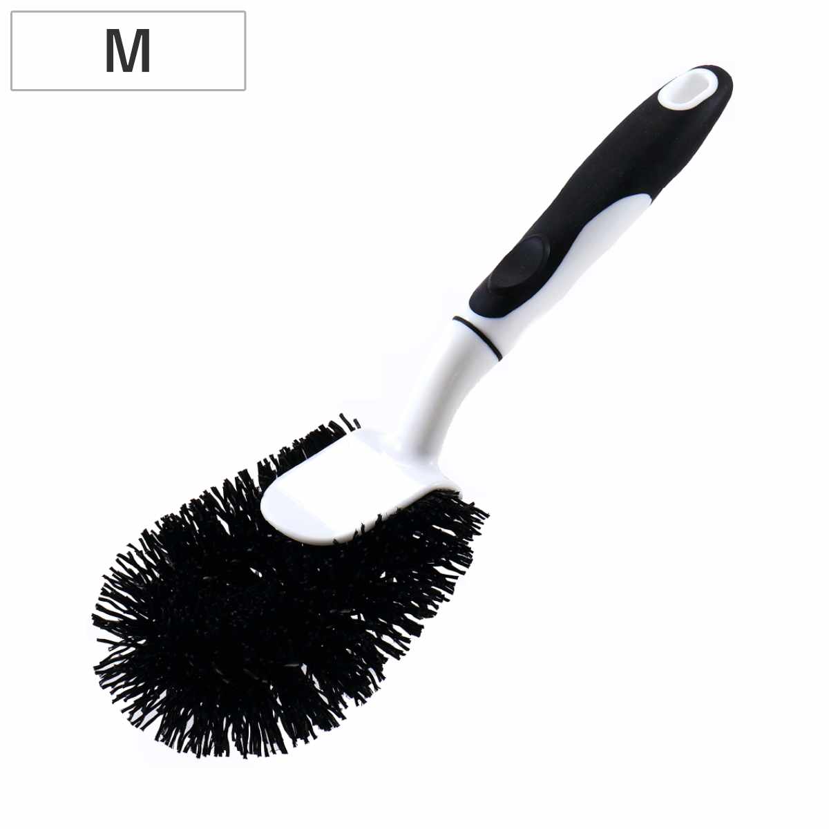 ハンドル付きたわし カビ 腐食に強い 浴室 床 キッチン 鍋 かため 中サイズ ( たわし かたい グリップ 中 サビ 網掃除 ガンコ汚れ ポリプロピレン 日用品 掃除用品 清掃用品 )