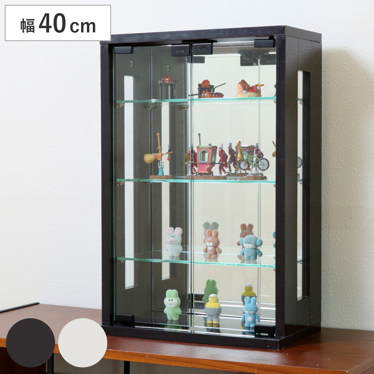 dショッピング |卓上コレクションケース 幅40cm 縦型 ガラス