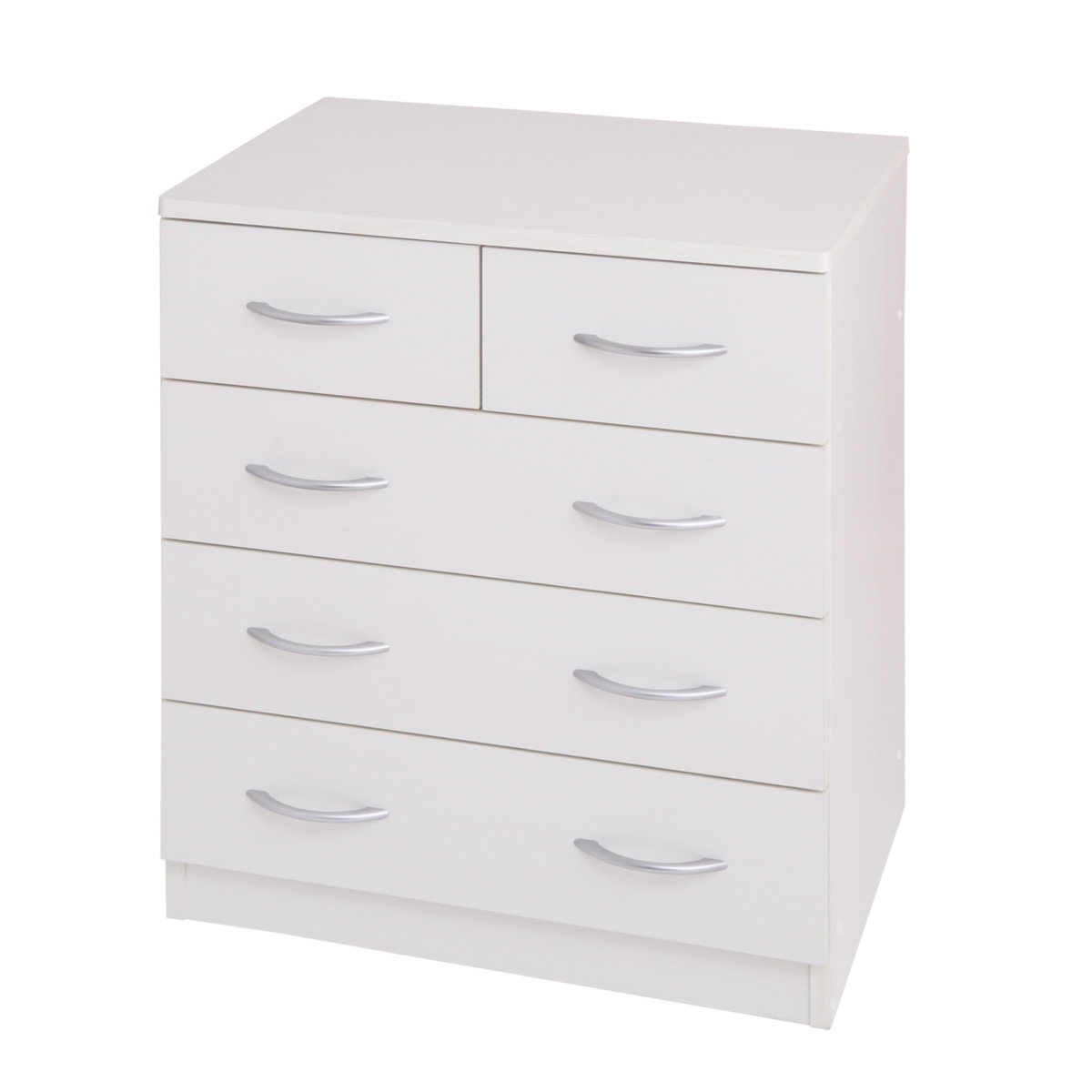 チェスト 幅60cm 4段 北欧風 ブルーム ( 4段 5杯 たんす タンス リビングチェスト 収納 リビング収納 衣類収納 箪笥 木目 ホワイト 白 ブラウン 茶色 おしゃれ ) 【ウォールナット】 ウォールナット