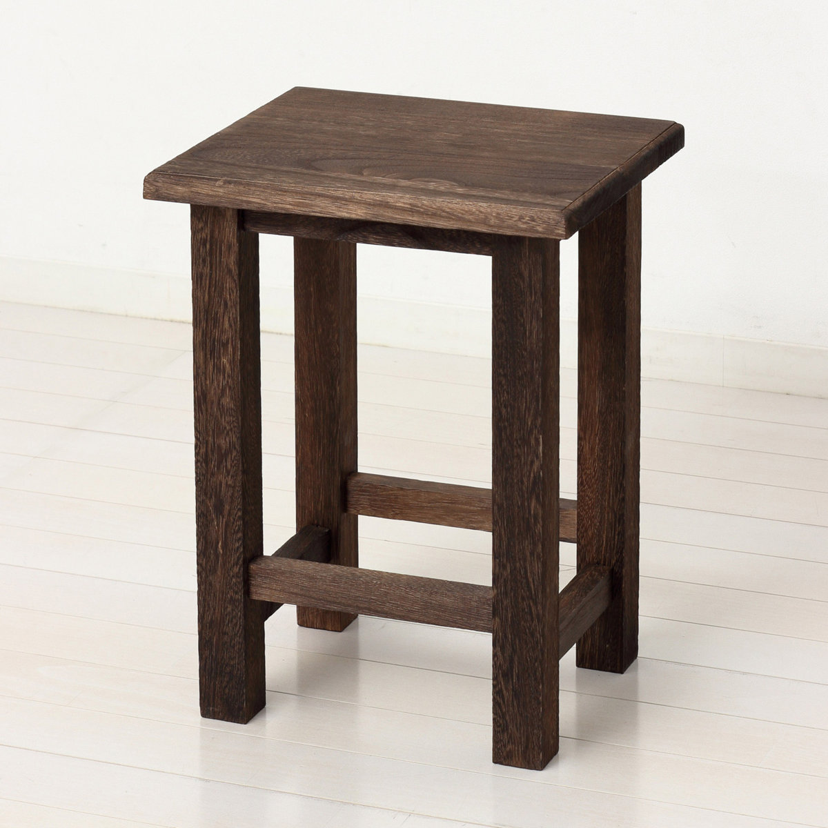 スツール 高さ40cm 角タイプ 桐 焼桐 （ 背もたれなし チェア 椅子 木製 天然木 完成品 和 レトロ調 モダン 吸湿 調湿 キリ ）