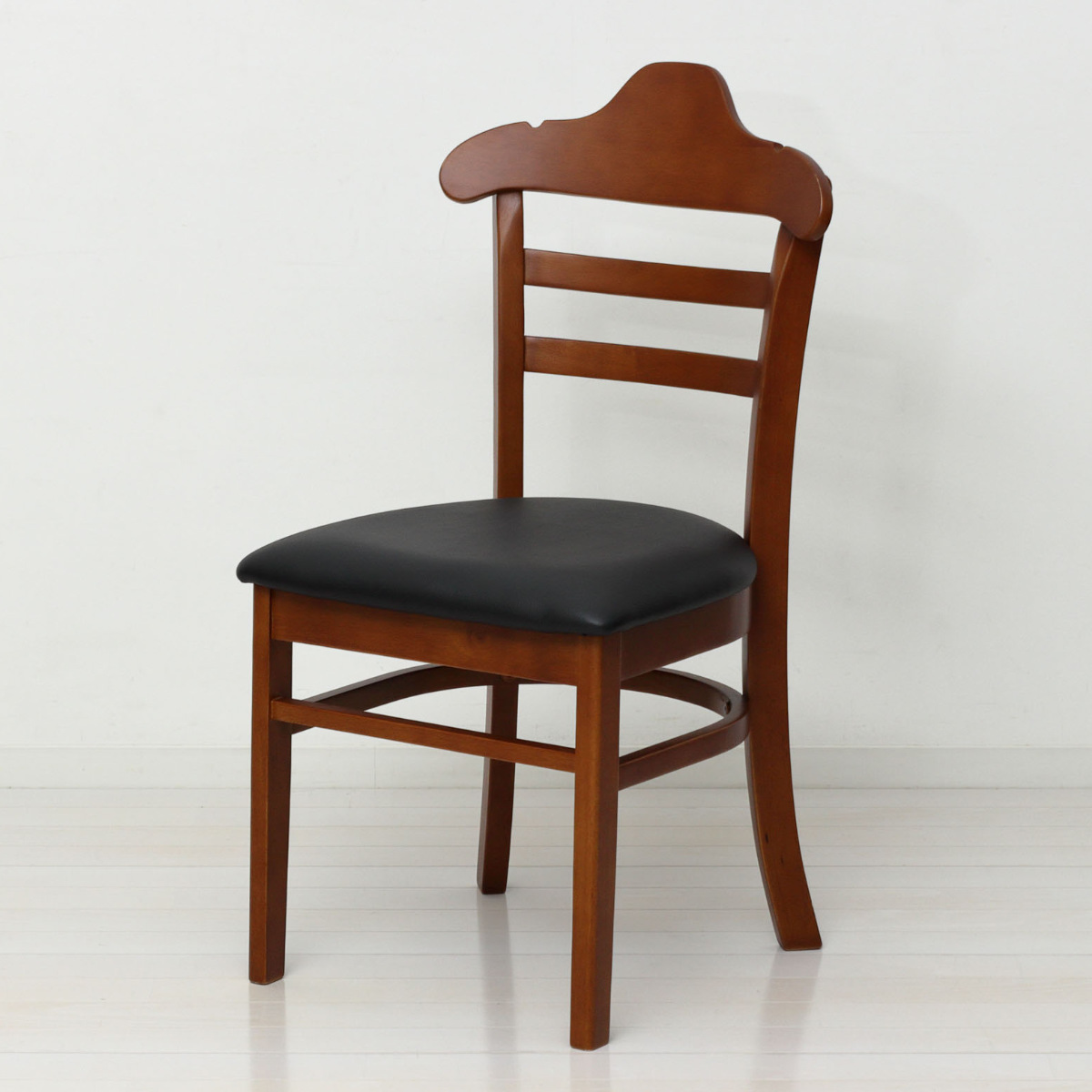 ダイニングチェア 座面高43cm 2脚セット ハング 木製 ( チェア ダイニング 天然木 イス 椅子 食卓椅子 肘なし アームレス 完成品 いす 食卓 リビング リビングチェア シンプル 木製チェア 座面 ウレタン 背もたれ ハンガー形状 ) 【ナチュラル】 ナチュラル