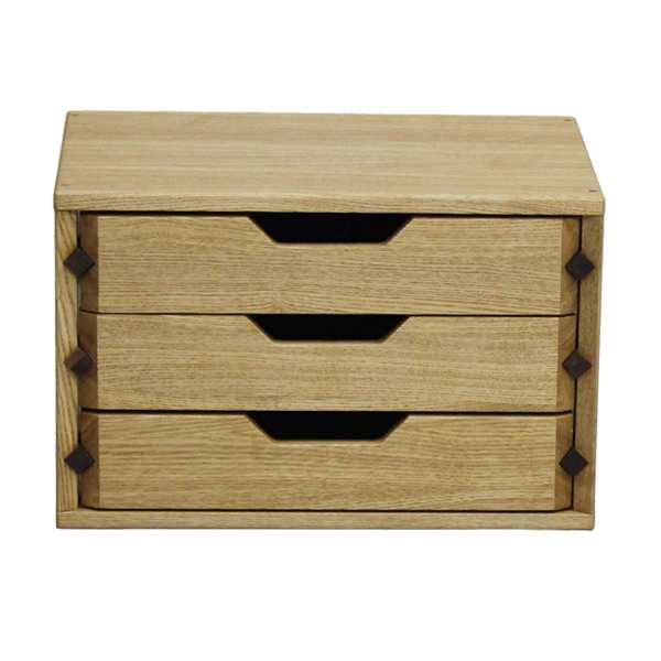 ☆送料無料サイズ変更可能☆木製4段2列引き出し/無垢材収納オーダー