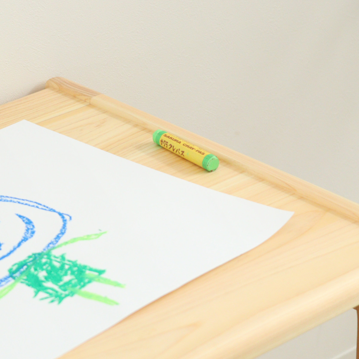 学習机 M 身長100cm向け TODDLER 木製 ひのき 日本製 ( 開梱設置 デスク 机 ヒノキ キッズデスク 天然木 完成品 サイドテーブル キッズテーブル 子供机 角丸 安心 転び止め ミニ 子供 子ども お絵描き 勉強 学習 キッズ家具 )