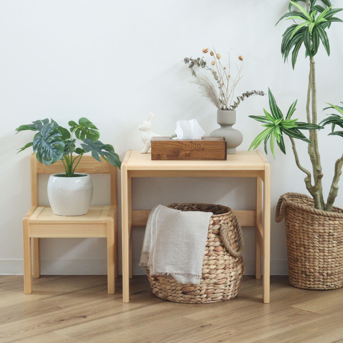 学習机 L 身長110cm向け TODDLER 木製 ひのき 日本製 ( 開梱設置 デスク 机 ヒノキ キッズデスク 天然木 完成品 サイドテーブル キッズテーブル 子供机 角丸 安心 転び止め ミニ 子供 子ども お絵描き 勉強 学習 キッズ家具 )