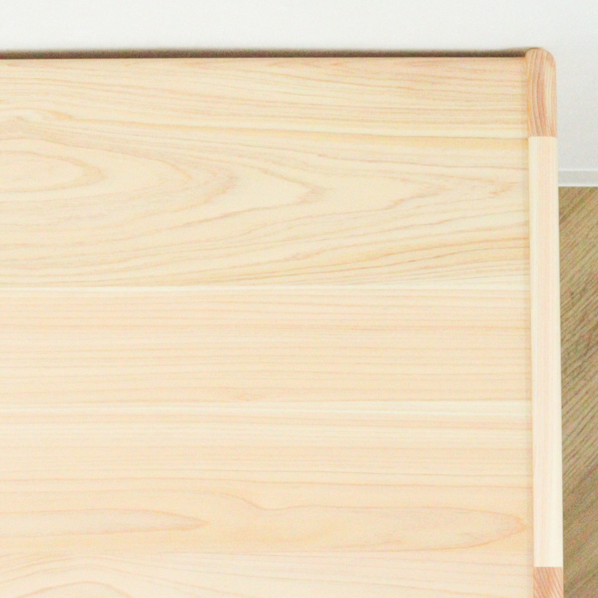 学習机 L 身長110cm向け TODDLER 木製 ひのき 日本製 ( 開梱設置 デスク 机 ヒノキ キッズデスク 天然木 完成品 サイドテーブル キッズテーブル 子供机 角丸 安心 転び止め ミニ 子供 子ども お絵描き 勉強 学習 キッズ家具 )