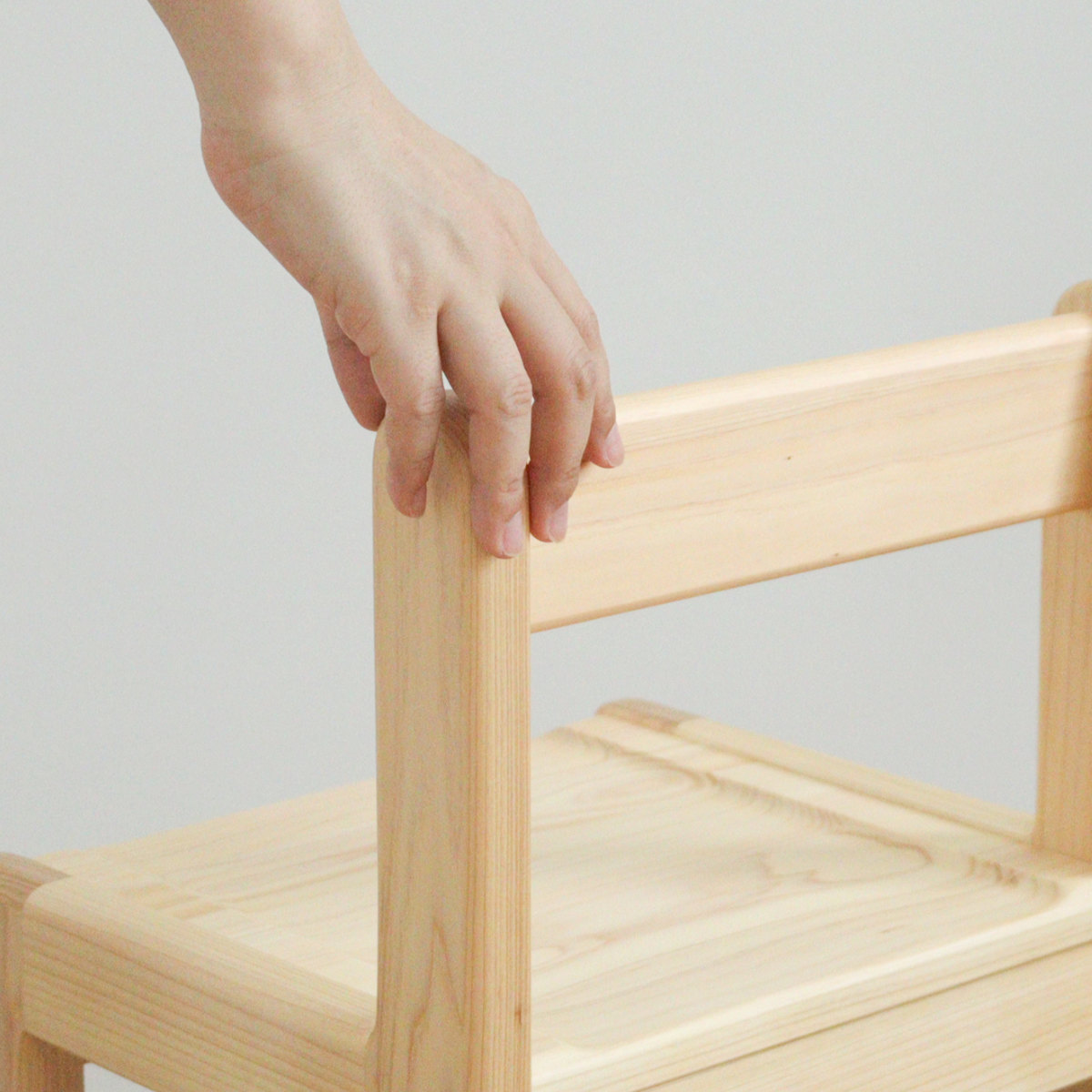 学習椅子 SS 身長80cm向け TODDLER 木製 ひのき 日本製 ( 開梱設置 チェア イス 椅子 ヒノキ キッズチェア 天然木 完成品 軽量 ローチェア 子供椅子 角丸 安心 ミニ 子供 子ども お絵描き 勉強 学習 キッズ家具 背もたれ ) 【ピンク】 ピンク