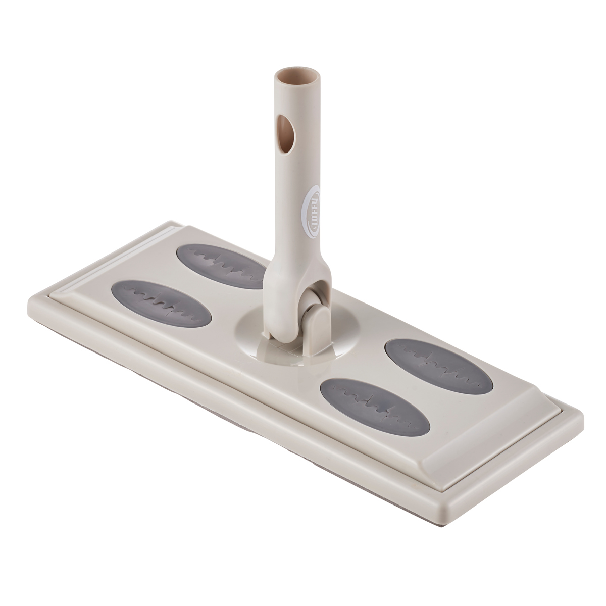 フローリングワイパー ヘッド Toffy ジョイント 床掃除 フローリング ワンタッチ 付け替え ( ヘッドのみ フロアワイパー 拭き掃除 おしゃれ クリーナー 掃除 掃除用品 掃除グッズ ) 【グレージュ】 グレージュ