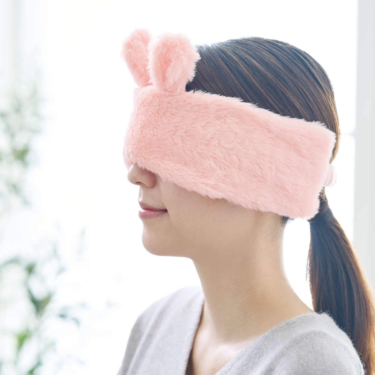 ホットアイマスク レンジですぐにホッカホカ ジェル湯たんぽ hocca アイマスク アニマル ( アイピロー ジェル 電子レンジ 再使用可 猫 くま うさぎ かわいい 繰り返し使用 温かい 簡単 プレゼント ギフト 温める 目元 耳 ) 【ネコ】 ネコ