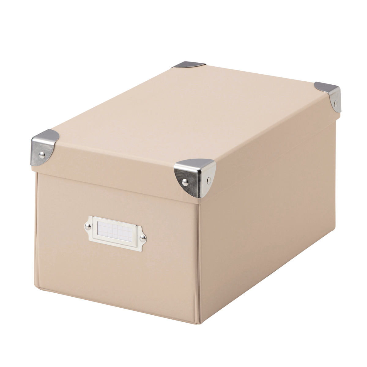 収納ボックス roomonize マジックボックス S ふた付き 幅15.5×奥行26×高さ13.5cm ( 収納 ボックス 箱 紙 紙製 パルプ フタ付き 小物収納 小物入れ ケース ストック 積み重ね 金属 金具付き 丈夫 折りたたみ 整理整頓 片付け ) 【ブラック】 ブラック