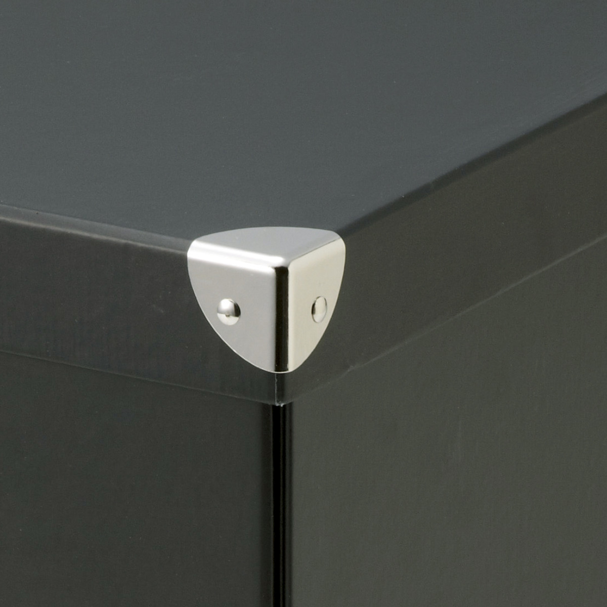 収納ボックス roomonize マジックボックス L ふた付き A4 幅27×奥行38×高さ18cm ( 収納 ボックス 箱 紙 紙製 パルプ フタ付き 小物収納 小物入れ ケース ストック 積み重ね 金属 金具付き 丈夫 折りたたみ 整理整頓 片付け ) 【グレー】 グレー