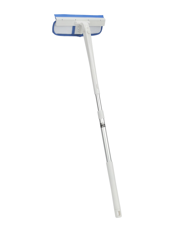 窓掃除 しぼれる 回転 窓みがき 伸縮 ( ガラスクリーナー ガラス戸 窓ガラス 掃除 清掃 )