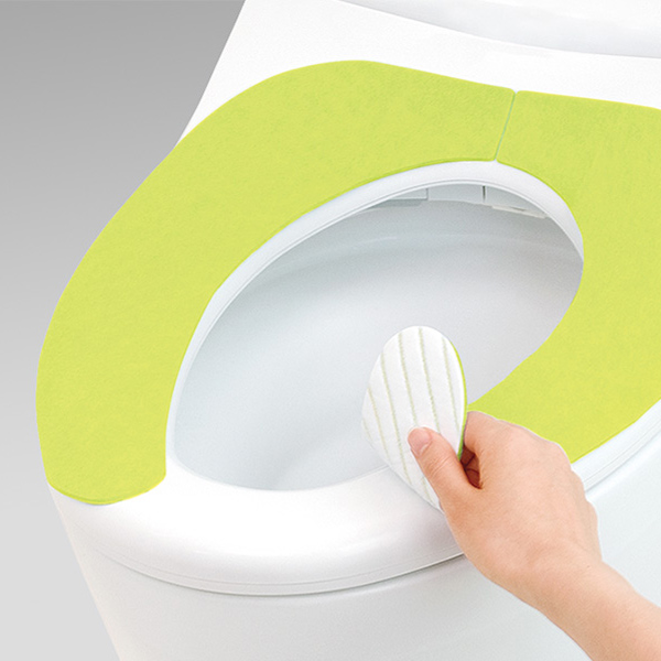 便座カバー 吸着べんざシート ぴたQ ブルー ( 便座シート ベンザシート べんざシート おくだけ 節電 吸着 置くだけ トイレ用品 洗える ) 【ピンク】 ピンク