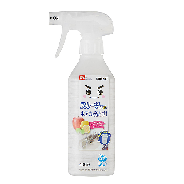 Dショッピング 激落ちくん フルーツミックス酸スプレー 400ml 洗剤 除菌 消臭 フルーツ 掃除 激落ち 水垢 水アカ 水回り 掃除用洗剤 キッチン シンク 浴室 洗面所 トイレ 蛇口 汚れ 落とす 清掃 レック カテゴリ キッチンの販売できる商品 リビングート