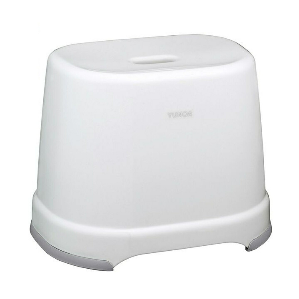 風呂イス バスチェア YUNOA 高さ28cm 防カビ ・ 抗菌 ニューホワイト ( 風呂椅子 風呂いす バスチェアー お風呂椅子 お風呂イス シャワーチェア カビ防止 銀イオン滑り止め すべり止め 軽量 白 シンプル 高さ 28cm 28 )
