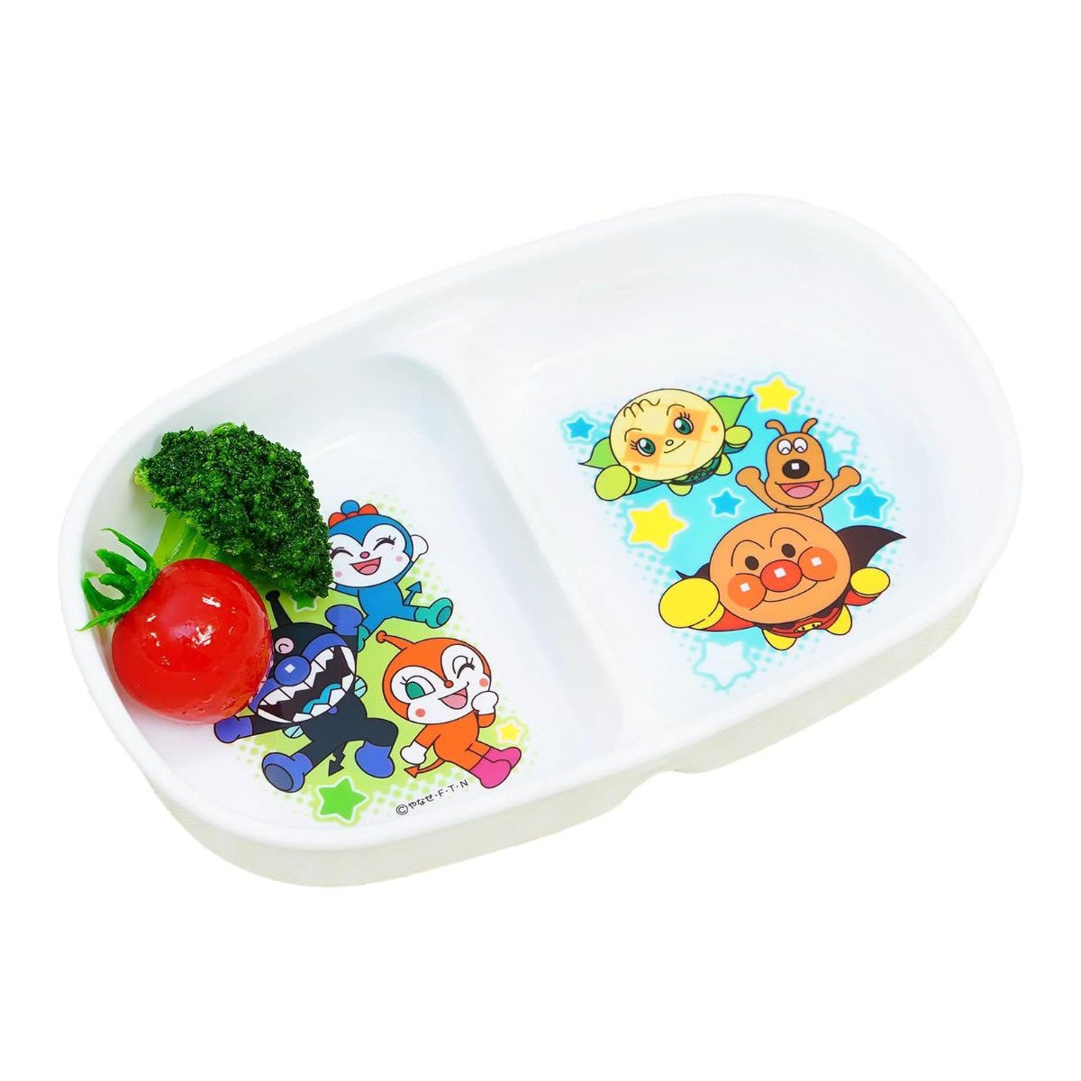 ランチプレート アンパンマン 仕切り皿 ( BPAフリー 電子レンジ対応 食洗機対応 プレート お皿 皿 子供 子ども キッズ 食器 キャラクター プラスチック かわいい )