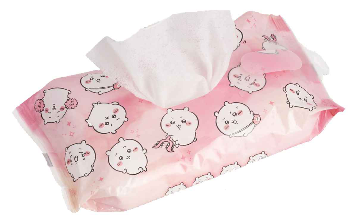 おしりふき ちいかわ 80枚入り 3個入り 純水99% ※柄は選べません ( おしり拭き ふんわりおしりふき ウェットシート 日本製 出産準備 消耗品 かわいい お尻ふき お尻拭き ハチワレ うさぎ 赤ちゃん ベビー 無添加 敏感肌 )