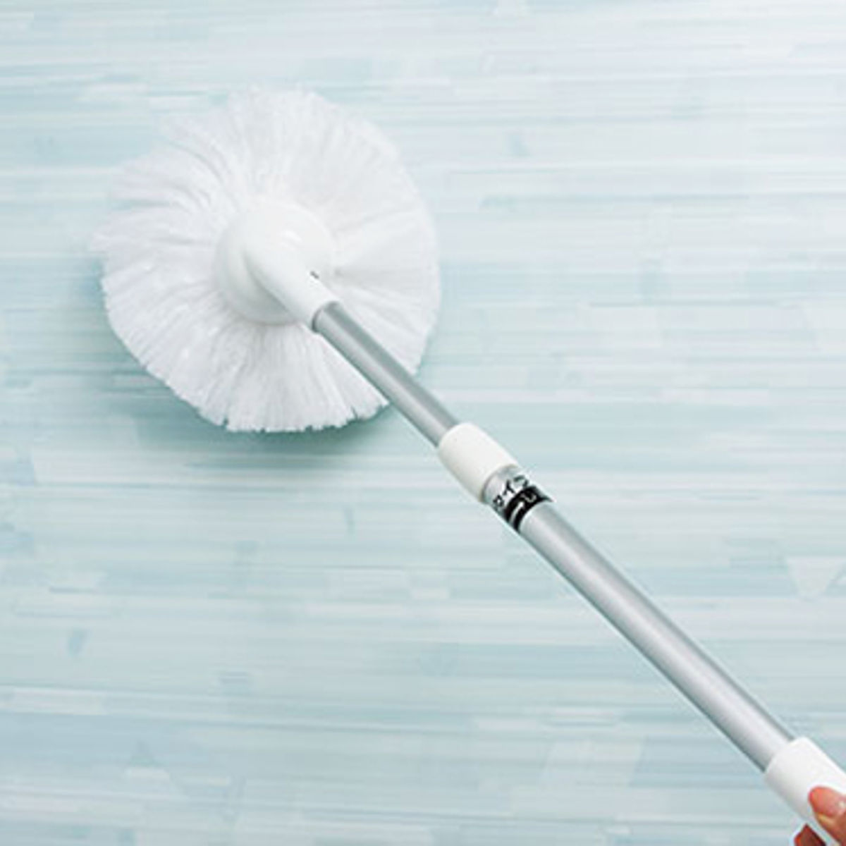 激落ちくん バスブラシ 伸縮式 お風呂まるごと バスクリーナー ショート ( 風呂掃除 バス ブラシ 柄付き 伸縮 掃除 そうじ 清掃 浴室掃除 浴槽掃除 掃除用品 便利 そうじ用品 清掃用品 高所 )