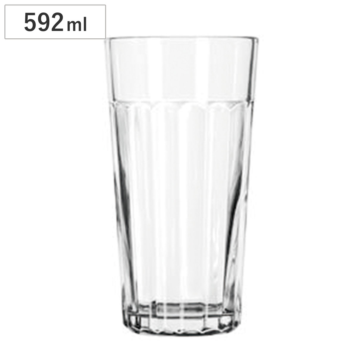 Libbey リビー グラス パネルタンブラー 592cc （ 592ml ガラス コップ タンブラー 食器 シンプル おしゃれ ）