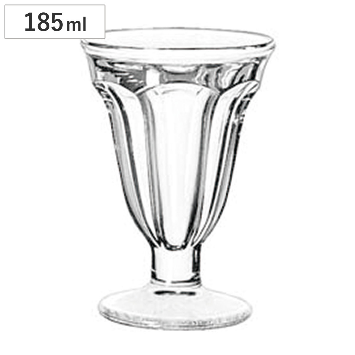 Libbey リビー デザート食器 ファンテン 185cc （ 185ml ガラス デザートカップ パフェ デザート グラス コップ タンブラー 食器 シンプル おしゃれ ）