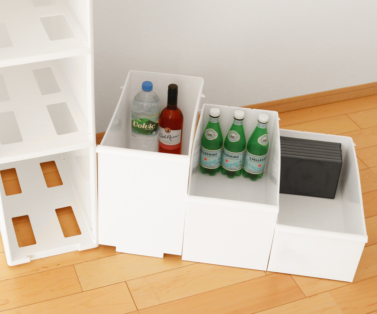 キッチンストッカー スリムストレージ ミディストッカー 幅25.5cm 3段 MS-111DL ( ストッカー スリム 収納ストッカー キッチン収納 隙間収納 25.5cm 25cm スリムストッカー すきま すき間 キッチン 収納 スリムキッチンラック 三段 ) 【ベージュ】 ベージュ