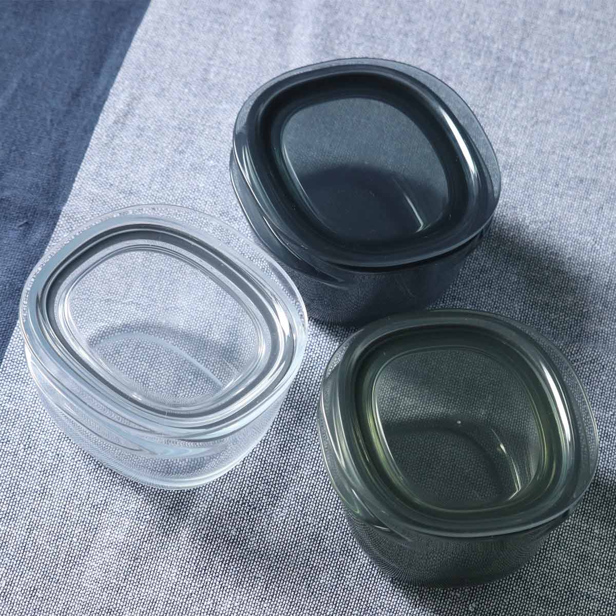 保存容器 200ml 調理ができる保存容器 Sサイズ 4個入 ( 日本製 密閉 プラスチック 電子レンジ対応 食洗機対応 冷凍庫OK 電子レンジ調理器 保存 容器 フードコンテナ 0.2L 透明 割れにくい 軽い 丈夫 キャニスター フードストッカー ) 【グレー】 グレー