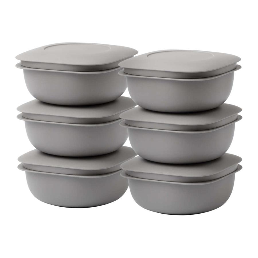 冷凍ご飯容器 蒸気であたためる 冷凍ごはん容器 6個組 保存容器 ライクイット ( 電子レンジ調理器 プラスチック 冷凍 ごはん容器 蒸し器 日本製 like-it ご飯容器 食洗機対応 保存 調理 冷凍ごはん ザル すのこ ) 【ホワイト】 ホワイト