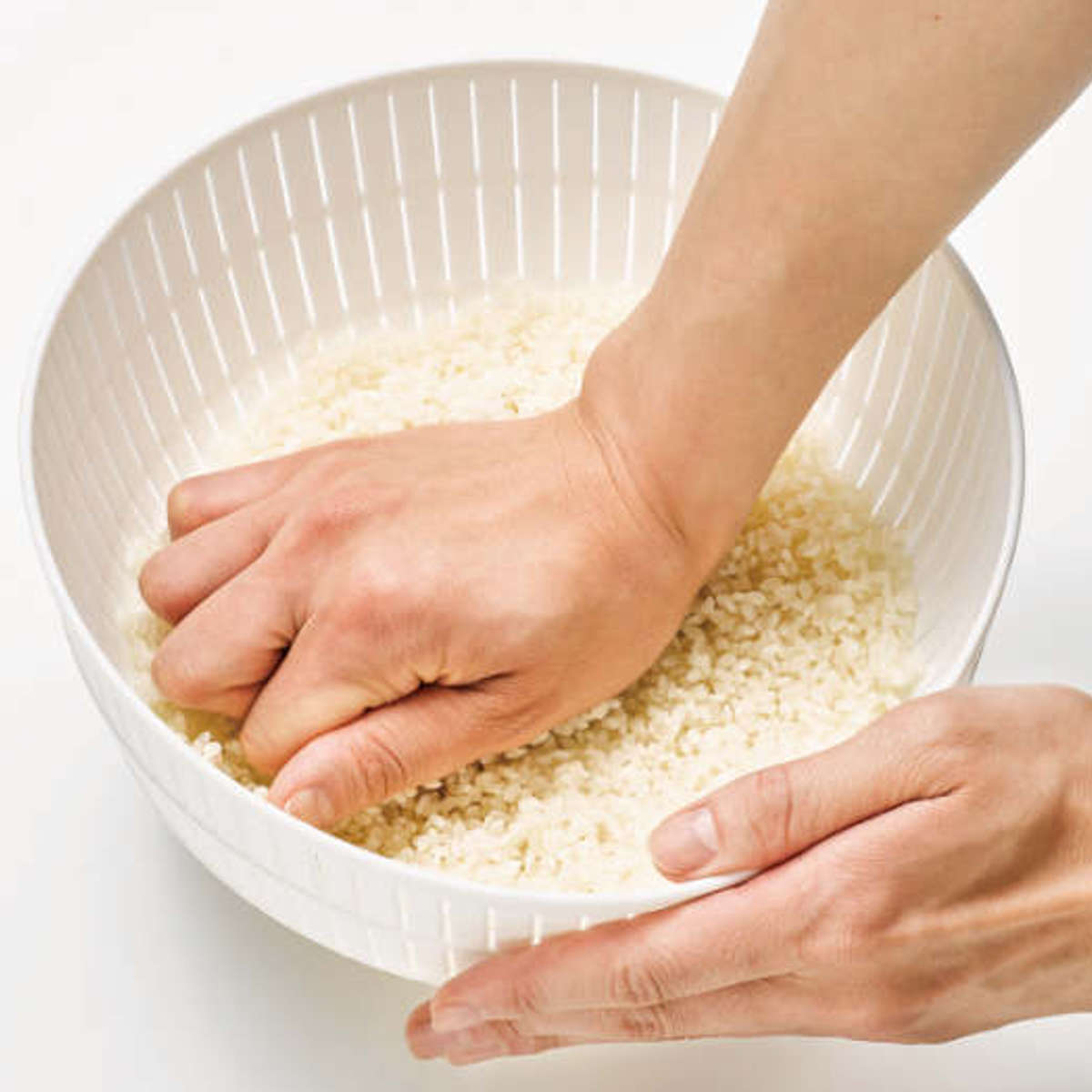 冷凍ご飯容器 ボウル ザル セット 米とぎにも使える ザルとボウル プレート&蒸気であたためる 冷凍ごはん容器 3個組 保存容器 ( ライクイット 米とぎボウル ごはん容器 like-it 冷凍 蒸し器 日本製 レンジ対応 食洗機対応 )