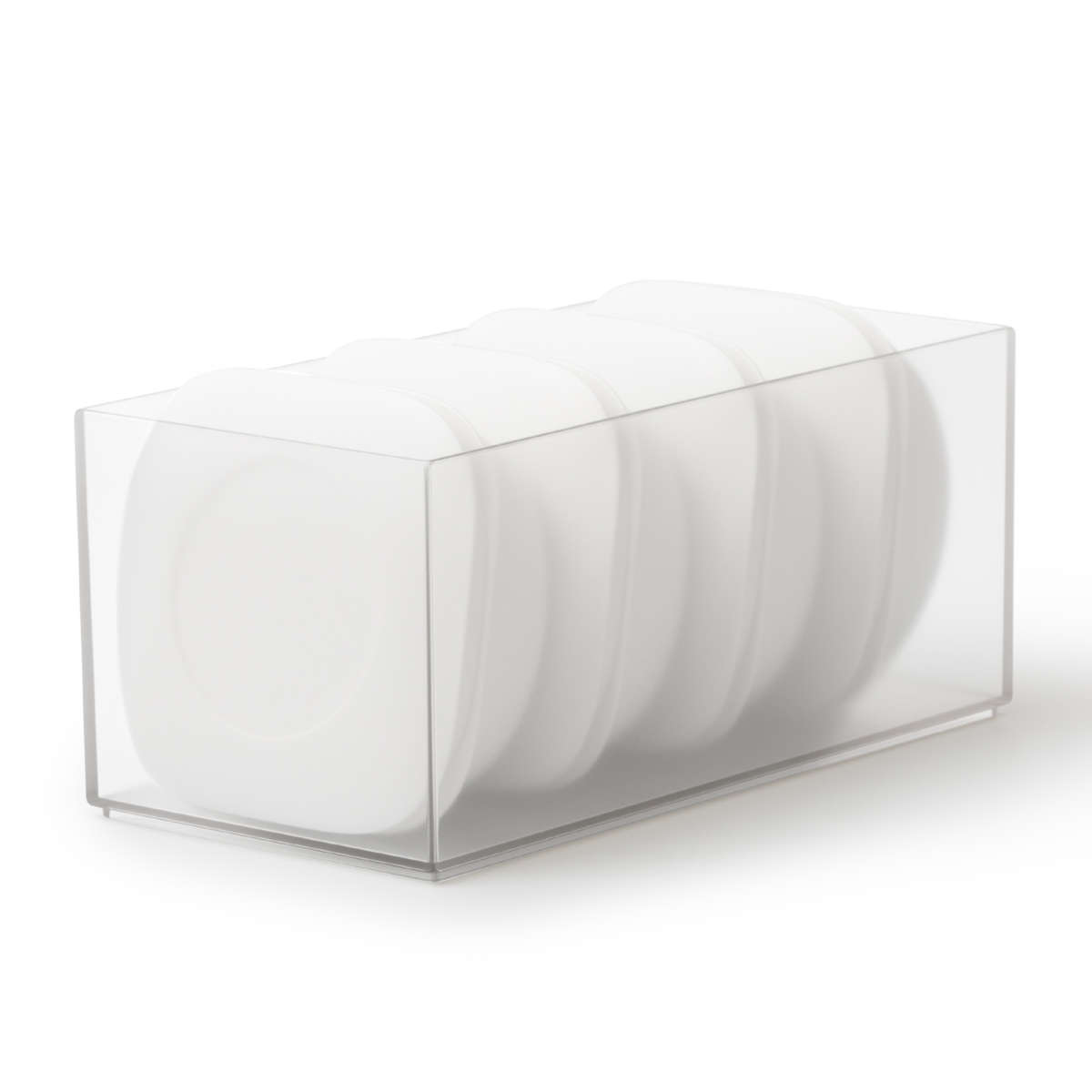 冷凍ご飯容器 蒸気であたためる 冷凍ごはん容器 4個組 収納ボックス付き 保存容器 ライクイット ( 電子レンジ調理器 冷凍 ごはん容器 蒸し器 日本製 like-it ご飯容器 レンジ 食洗機 対応 容器 保存 調理 冷凍ごはん ザル すのこ ) 【ホワイト】 ホワイト