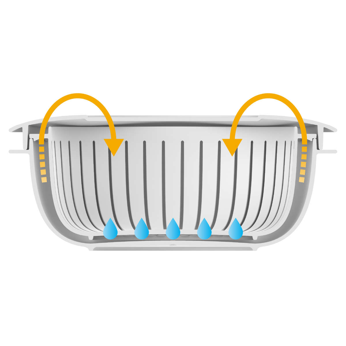 冷凍ご飯容器 蒸気であたためる 冷凍ごはん容器 4個組 収納ボックス付き 保存容器 ライクイット ( 電子レンジ調理器 冷凍 ごはん容器 蒸し器 日本製 like-it ご飯容器 レンジ 食洗機 対応 容器 保存 調理 冷凍ごはん ザル すのこ ) 【ホワイト】 ホワイト