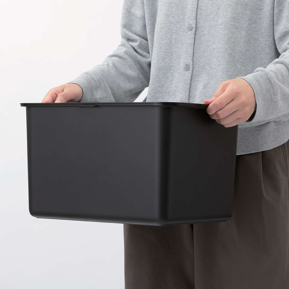 米びつ 3kg 5kg 10kg Pantry Stock Case フタ付きケース インナーセット 計量カップ付き ( ライクイット 日本製 米櫃 ライスストッカー ライスボックス 抗菌 保存容器 お米収納 白米 玄米 雑穀 分けて入れられる コンテナ like-it ) 【ブラック】 ブラック