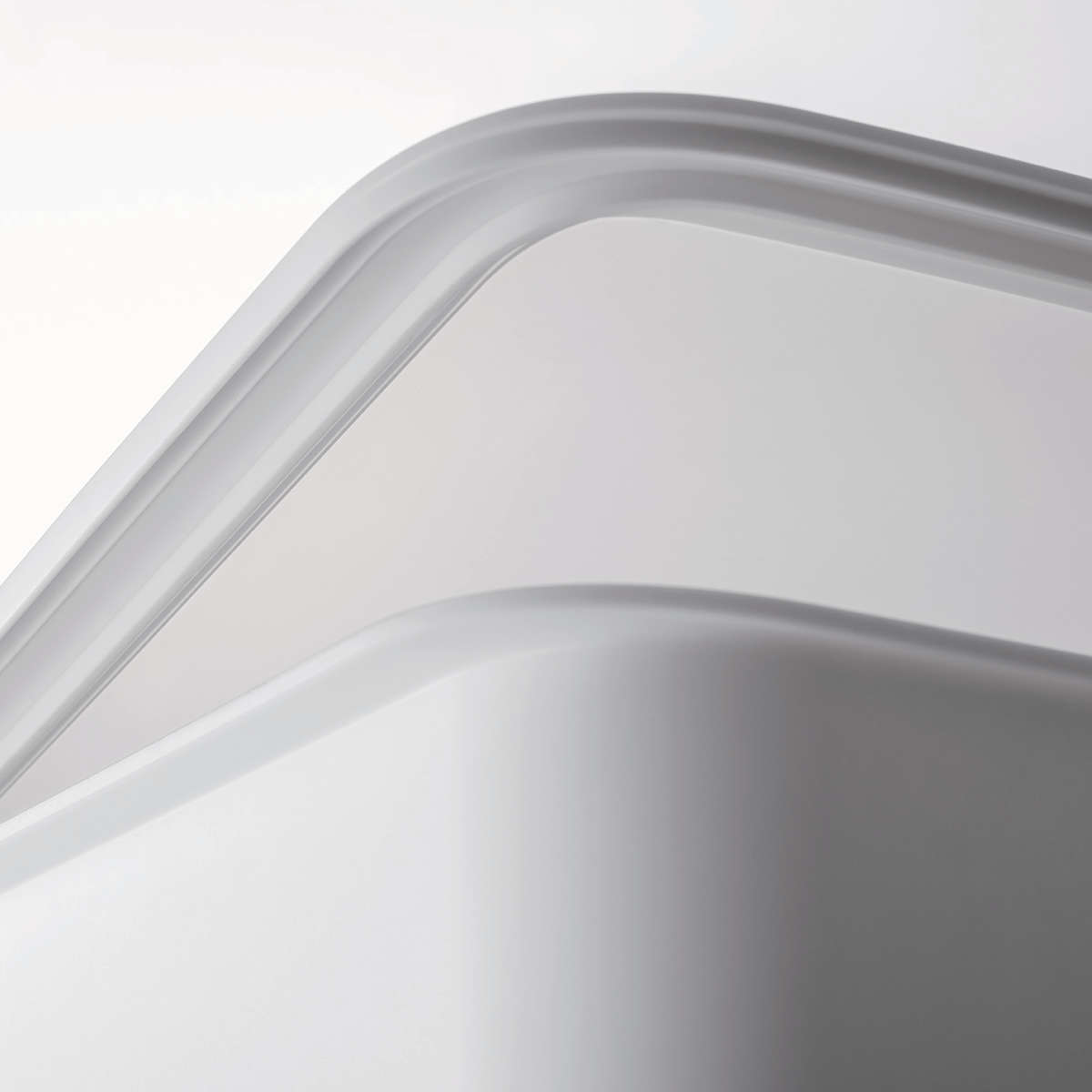 米びつ 10kg Pantry Stock Case フタ付きケース 計量カップ付き ( ライクイット 日本製 米櫃 ライスストッカー ライスボックス 抗菌 保存容器 お米収納 白米 玄米 雑穀 コンテナ 10キロ like-it ) 【ホワイト】 ホワイト