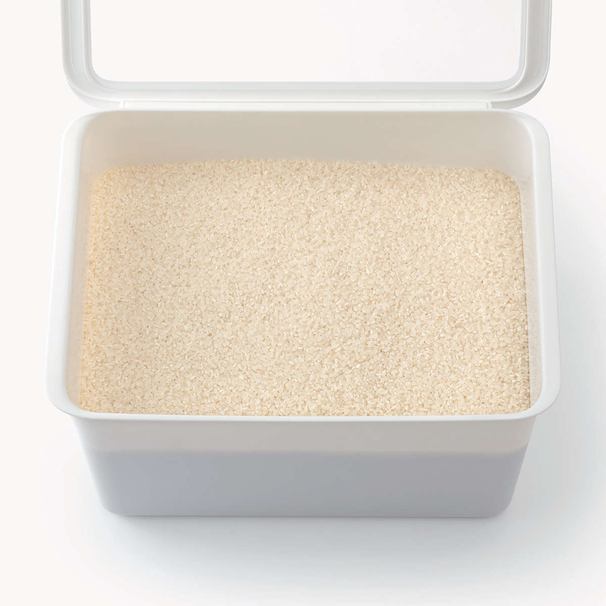米びつ 10kg Pantry Stock Case フタ付きケース 計量カップ付き ( ライクイット 日本製 米櫃 ライスストッカー ライスボックス 抗菌 保存容器 お米収納 白米 玄米 雑穀 コンテナ 10キロ like-it ) 【ホワイト】 ホワイト