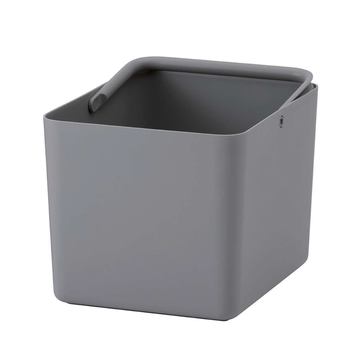 キッチン収納ケース Pantry Stock Case ハンドル付きケース ワイド 2個組 ( ライクイット 日本製 キッチンストッカー 戸棚 ケース パントリー ボックス 抗菌 戸棚ボックス 戸棚ストッカー 収納ボックス 整理 ハンドル like-it ) 【ブラック】 ブラック