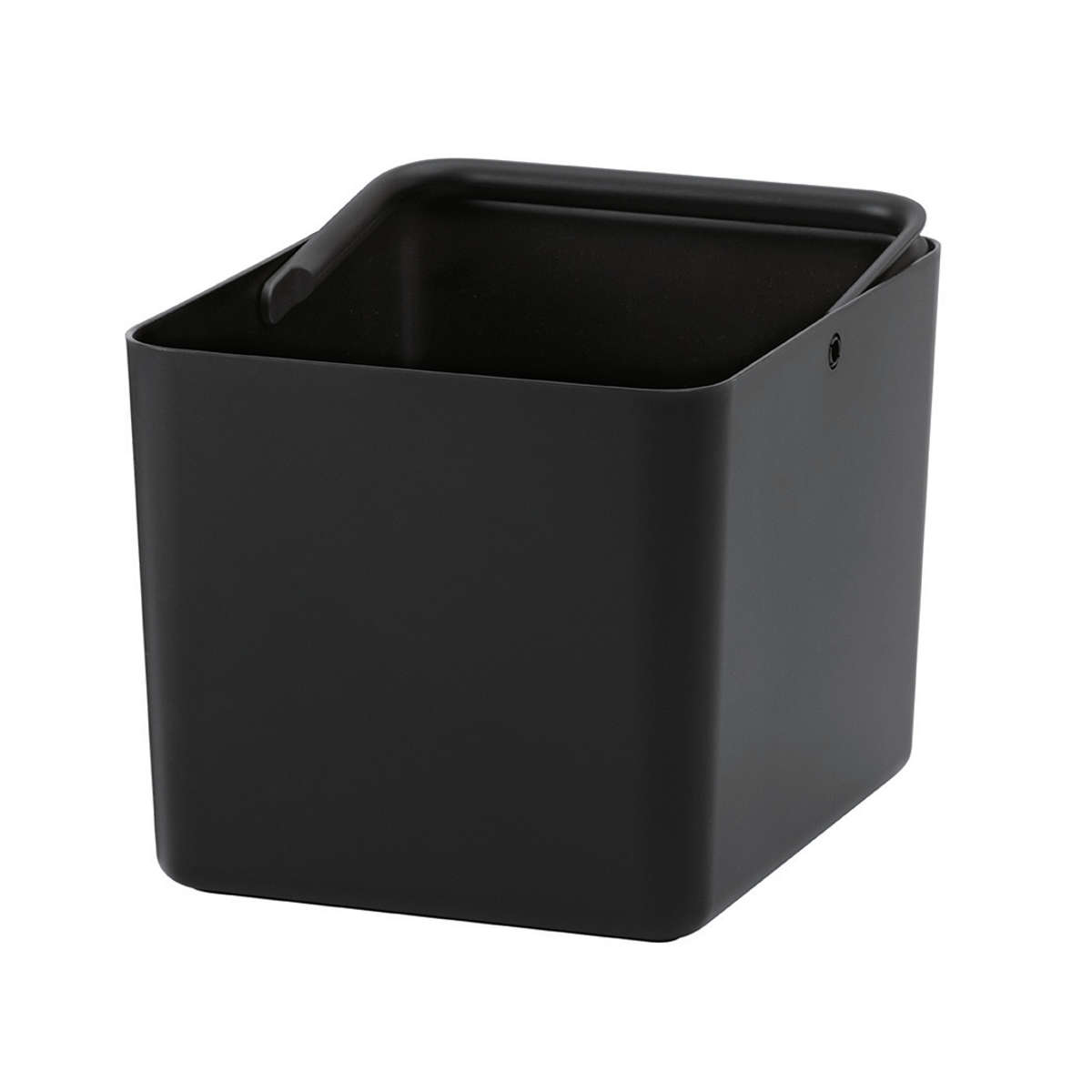 キッチン収納ケース Pantry Stock Case ハンドル付きケース ワイド 2個組 ( ライクイット 日本製 キッチンストッカー 戸棚 ケース パントリー ボックス 抗菌 戸棚ボックス 戸棚ストッカー 収納ボックス 整理 ハンドル like-it ) 【ブラック】 ブラック