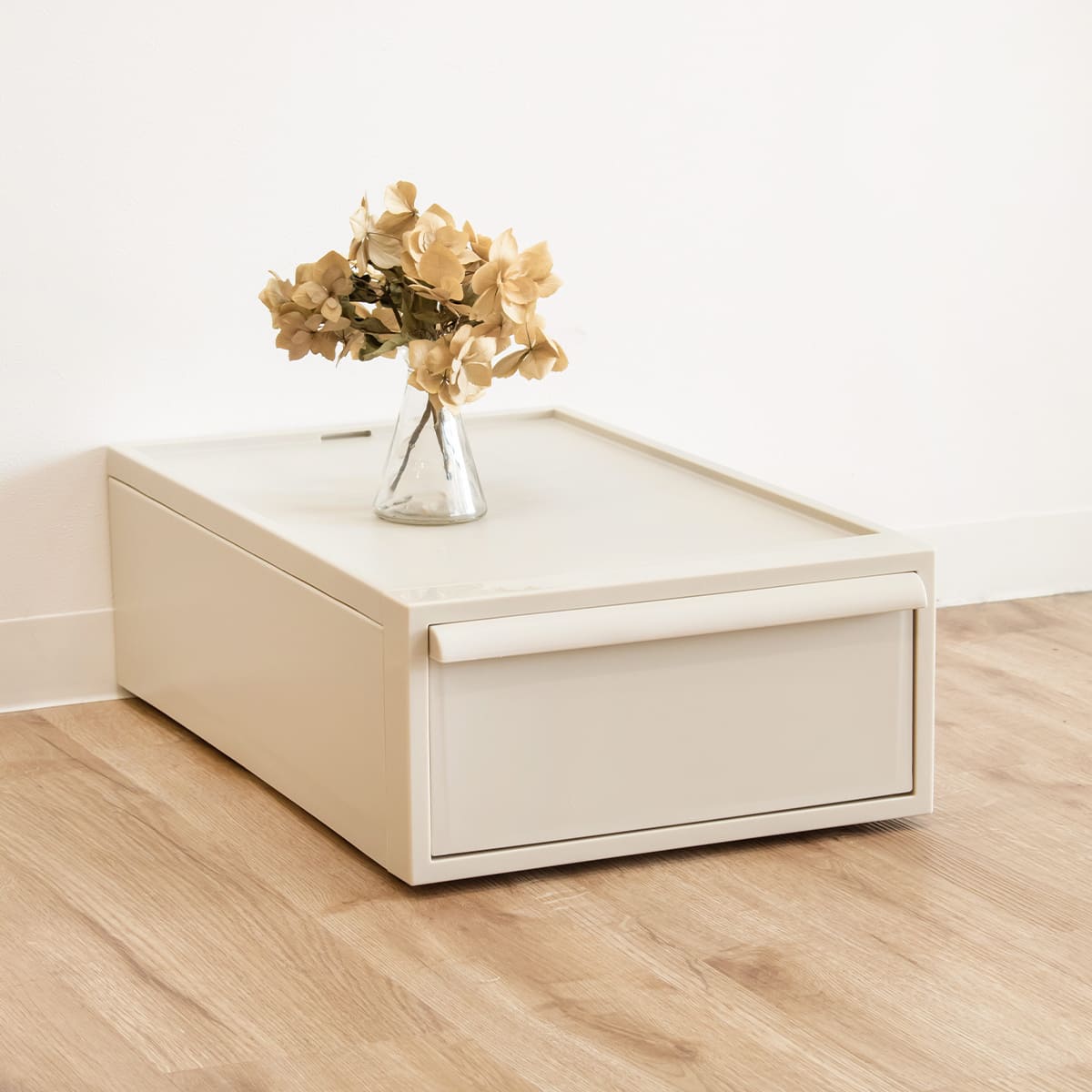 収納ケース 引き出し S 幅32×奥行52×高さ16.1cm クローゼットシステム ( 収納 クローゼット 衣類収納 衣装ケース 積み重ね プラスチック 日本製 ) 【オールホワイト】 オールホワイト