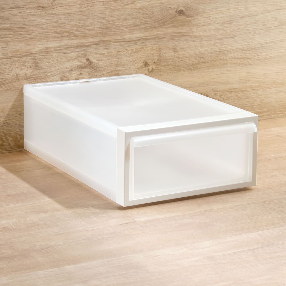 収納ケース 引き出しタイプ クローゼット収納 高さ16.1cm 日本製 同色4個セット ( 収納 衣装ケース 収納ボックス 衣類収納 プラスチック 押入れ収納 スタッキング 積み重ね プラスチック製 衣類ケース 引き出し ) 【ブラック】 ブラック